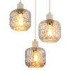 Globo Antonio Hanglamp Beige, 3-lichts
