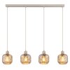 Globo Antonio Hanglamp Beige, 4-lichts