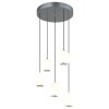 Globo Simmons Hanglamp LED Grijs, 1-licht