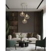 Globo Mateo Hanglamp Cream, 3-lichts