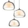 Globo Avila Hanglamp LED Chroom, Zwart, 1-licht, Afstandsbediening
