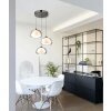 Globo Avila Hanglamp LED Chroom, Zwart, 1-licht, Afstandsbediening