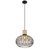 Globo Dorthy Hanglamp Grijs, Zwart, 1-licht