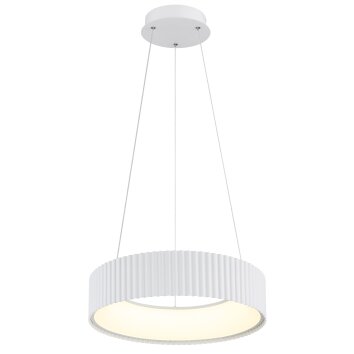 Globo Kemp Hanglamp LED Wit, 1-licht