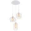 Globo Nesa Hanglamp Wit, 3-lichts