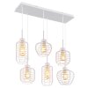 Globo Nesa Hanglamp Wit, 6-lichts