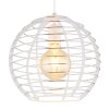Globo Nesa Hanglamp Wit, 1-licht