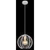 Globo Nesa Hanglamp Wit, 1-licht