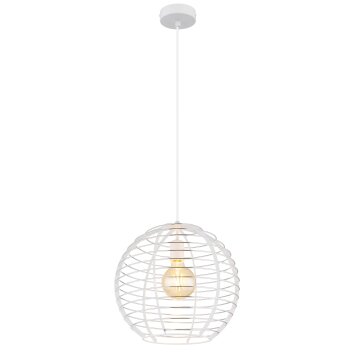 Globo Nesa Hanglamp Wit, 1-licht