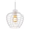 Globo Nesa Hanglamp Wit, 1-licht