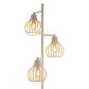 Globo Mateo Staande lamp Cream, 3-lichts