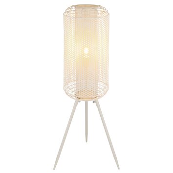 Globo Denton Staande lamp Cream, 1-licht