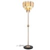 Globo Elinor Staande lamp Goud, Zwart, 4-lichts