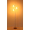 Globo Trent Staande lamp Chroom, Zandkleurig, 3-lichts