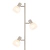 Globo Planta Staande lamp houtlook, Zandkleurig, 3-lichts