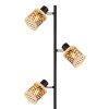 Globo Mali Staande lamp Zwart, 3-lichts