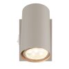 Globo Robby Wandlamp, Muurspot Zandkleurig, Wit, 1-licht