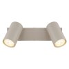 Globo Robby Plafondlamp Zandkleurig, 2-lichts