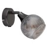 Globo Frosta Wandlamp, Muurspot Chroom, Zwart, 1-licht