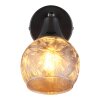 Globo Frosta Wandlamp, Muurspot Chroom, Zwart, 1-licht
