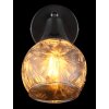 Globo Frosta Wandlamp, Muurspot Chroom, Zwart, 1-licht