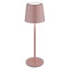 Globo Vancouver Tafellamp LED Roze, 1-licht
