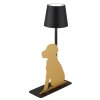 Globo Furri Tafellamp LED Goud, Zwart, 1-licht