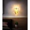 Globo Elinor Wandlamp Goud, 3-lichts
