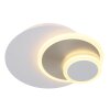 Globo Odonell Wandlamp LED Nikkel mat, Wit, 1-licht