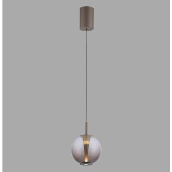 Paul Neuhaus Verlichting Infinity Hanglamp LED Brons, 1-licht, Afstandsbediening