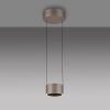 Paul Neuhaus Verlichting Clipse Hanglamp LED Brons, 2-lichts, Afstandsbediening