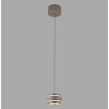 Paul Neuhaus Verlichting Rings Hanglamp LED Brons, Chroom, 1-licht, Afstandsbediening