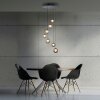 Paul Neuhaus Verlichting Popup Hanglamp LED Grijs, 7-lichts, Afstandsbediening