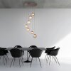Paul Neuhaus Verlichting Popup Hanglamp LED Brons, 7-lichts, Afstandsbediening