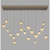 Paul Neuhaus Verlichting Popup Hanglamp LED Brons, 19-lichts, Afstandsbediening