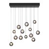Paul Neuhaus Verlichting Popup Hanglamp LED Grijs, 13-lichts, Afstandsbediening