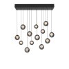 Paul Neuhaus Verlichting Popup Hanglamp LED Grijs, 13-lichts, Afstandsbediening