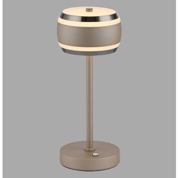 Paul Neuhaus Verlichting Rings Tafellamp LED Brons, Chroom, 1-licht