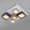 Paul Neuhaus Verlichting Manhattan Plafondlamp LED Grijs, 1-licht, Afstandsbediening