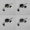 Lichten Direct JARIK Plafondlamp LED Zwart, 3-lichts