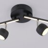 Lichten Direct JARIK Plafondlamp LED Zwart, 5-lichts