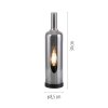 Lichten Direct BOTTLE Tafellamp LED Zwart, 1-licht