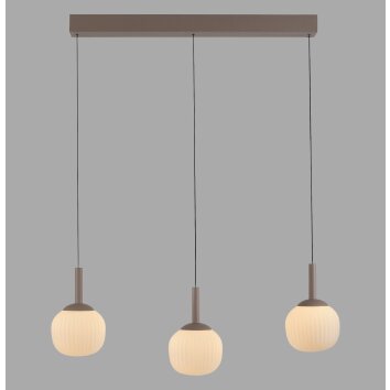Lichten Direct NAMI Hanglamp LED Zandkleurig, 3-lichts