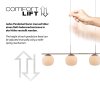 Lichten Direct NAMI Hanglamp LED Zandkleurig, 4-lichts
