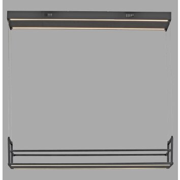 Lichten Direct SONTURA Hanglamp LED Zwart, 2-lichts