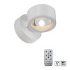 Lichten Direct AKKU-CHIA Wandlamp LED Wit, 2-lichts, Afstandsbediening