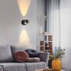 Lichten Direct AKKU-CHIA Wandlamp LED Zwart, 2-lichts, Afstandsbediening