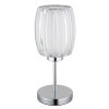 Globo Maribel Tafellamp Chroom, 1-licht