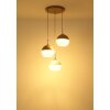 Globo Ragusa Hanglamp Chroom, Wit, 3-lichts