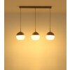 Globo Ragusa Hanglamp Chroom, Wit, 3-lichts